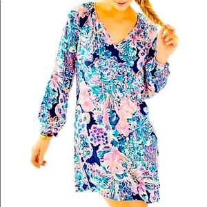 stunning LILLY PULITZER Willa Tunic Dress in GYPSEA print sz large